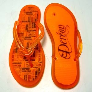 Women's Dereon Orange Flats Sandals